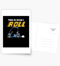 How I Roll Golf Cart Postcards