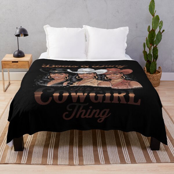 Item preview, Boots and Bling It's A Cowgirl Thing Black Cowgirl Melanin designed and sold by Idarmotar.