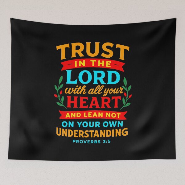 Item preview, Proverbs 3:5 Trust in the LORD with all your heart designed and sold by plushism.