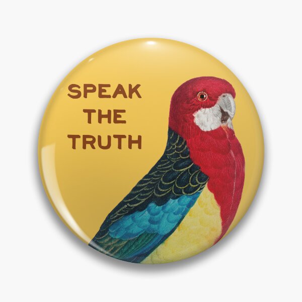 Item preview, Speak the truth... even if it gets you fewer crackers (yellow) designed and sold by Lady Parrot.