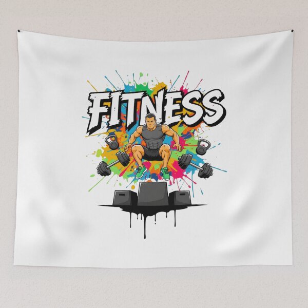 Item preview, Explosive Fitness – Gym Motivation Artwork designed and sold by Kavya Art.