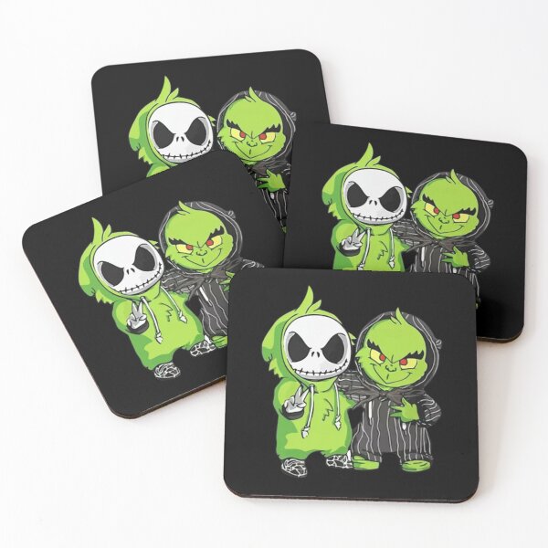 Item preview, Grinch – Spooky Cute Duo Parody Art designed and sold by TREYA ALLEN.
