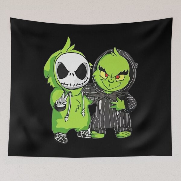 Item preview, Grinch – Spooky Cute Duo Parody Art designed and sold by TREYA ALLEN.