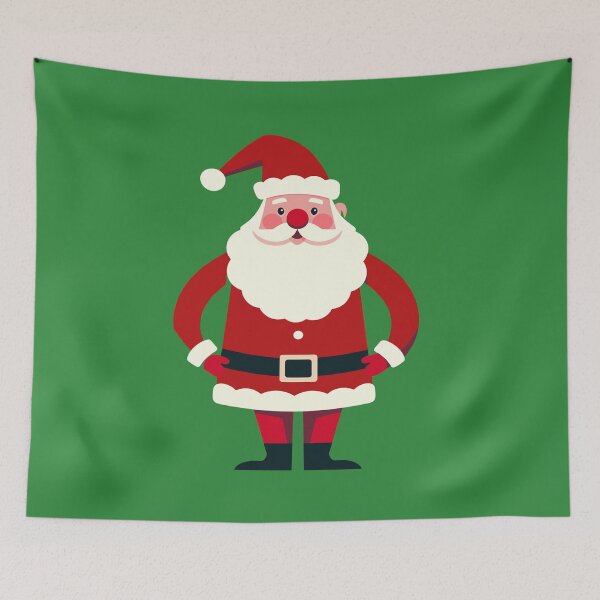 Item preview, Santa Claus With His Hands On His Hips Being Jolly designed and sold by taiche.