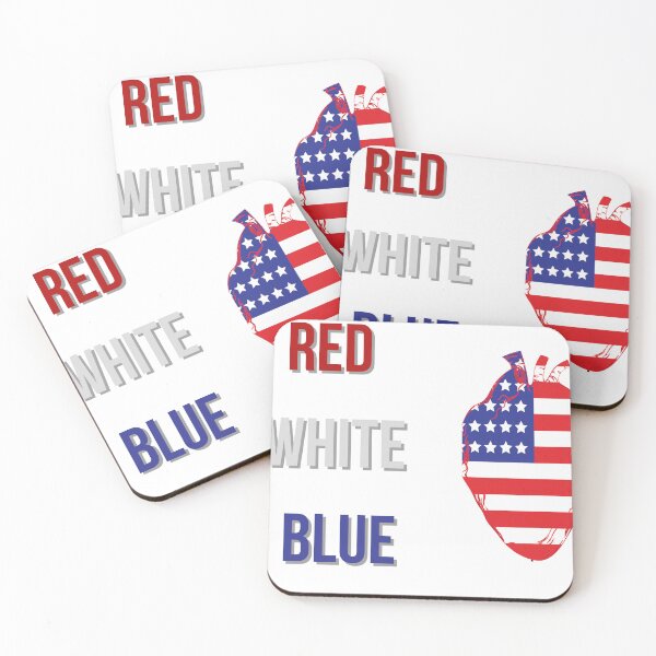 Item preview, Red white blue designed and sold by USAHeartShop.