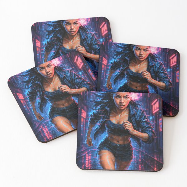 Item preview, Shanti Riveria cyberpunk digital spectre  designed and sold by CathryneDelamort.