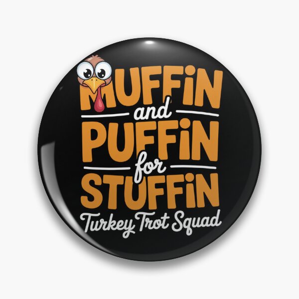 Item preview, Thanksgiving Run Turkey Trot - Huffin and Puffin for Stuffin  designed and sold by VladoZork.