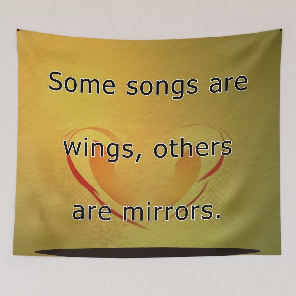 Item preview, Some song are wings, others are mirrors. designed and sold by vagar.