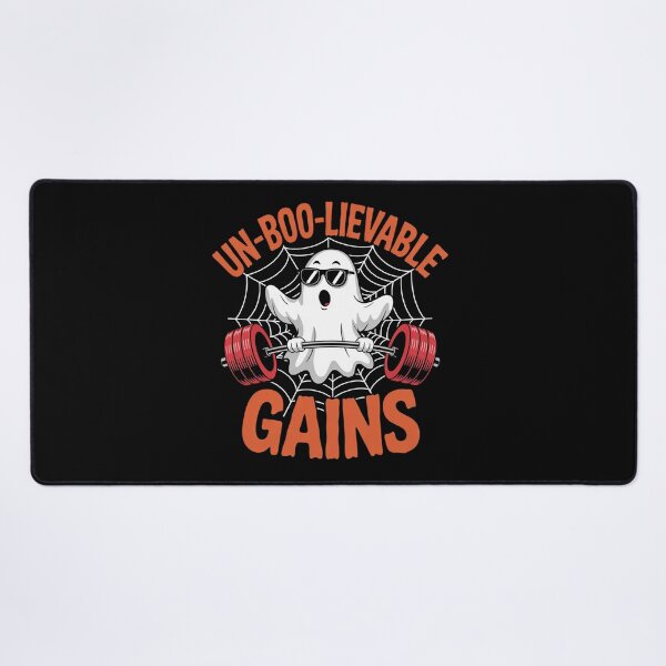 Item preview, Pun Un Boo Lievable Gains Ghost Weightlifting Gym Halloween designed and sold by NeomiStoreSS.
