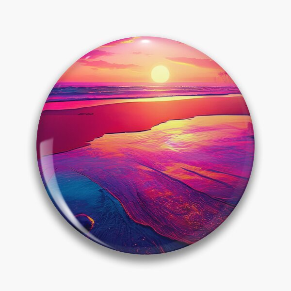 Item preview, Glitch Beach Art, Weirdcore, Fantasy Art designed and sold by CharlottePlaceArt.