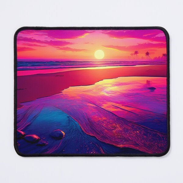 Item preview, Glitch Beach Art, Weirdcore, Fantasy Art designed and sold by CharlottePlaceArt.