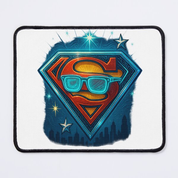 Item preview, Glowing Superman S Shield - 2025 Holographic Kryptonian T-Shirt designed and sold by GeniePixel.