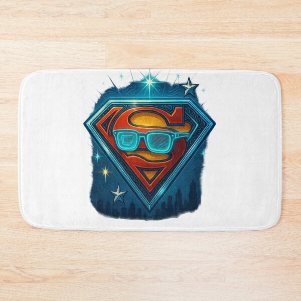 Item preview, Glowing Superman S Shield - 2025 Holographic Kryptonian T-Shirt designed and sold by GeniePixel.