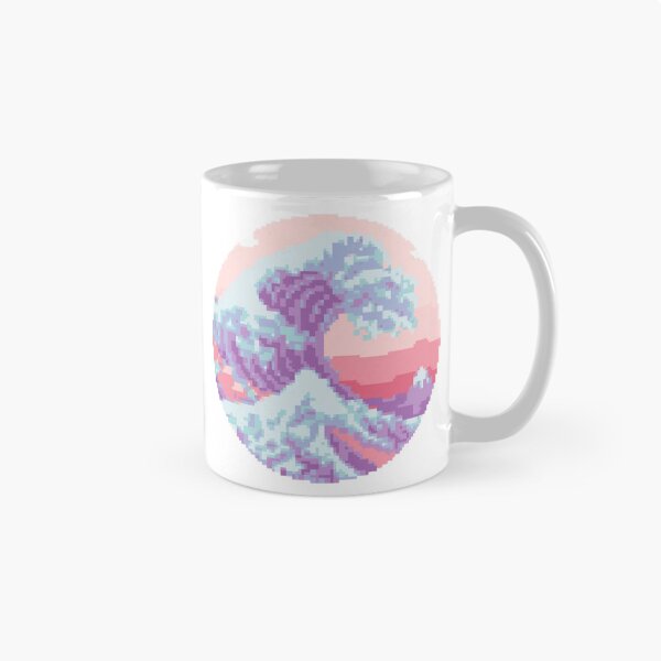 Item preview, Great Wave Pixel Art  designed and sold by hiemotrobeda.