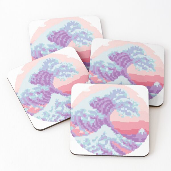 Item preview, Great Wave Pixel Art  designed and sold by hiemotrobeda.