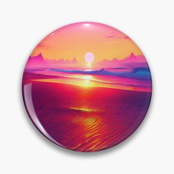 Item preview, Glitch Beach Art, Weirdcore, Fantasy Art designed and sold by CharlottePlaceArt.