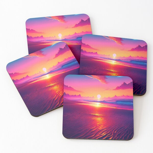 Item preview, Glitch Beach Art, Weirdcore, Fantasy Art designed and sold by CharlottePlaceArt.
