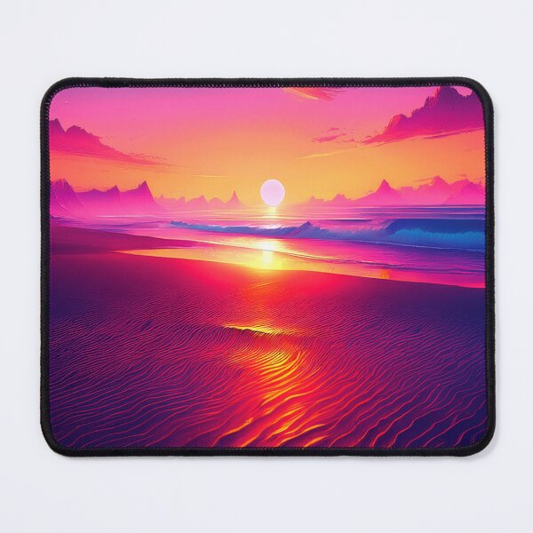 Item preview, Glitch Beach Art, Weirdcore, Fantasy Art designed and sold by CharlottePlaceArt.