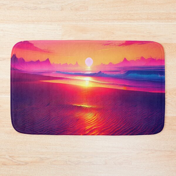 Item preview, Glitch Beach Art, Weirdcore, Fantasy Art designed and sold by CharlottePlaceArt.