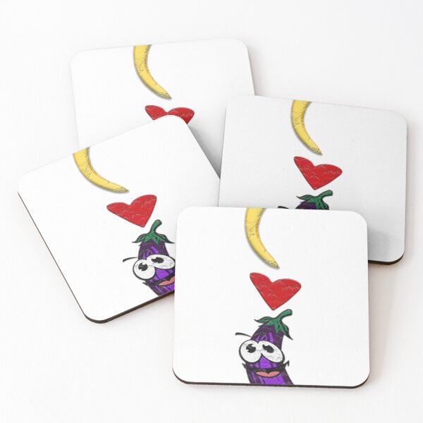 Item preview, I Love Aubergine designed and sold by ModernNorth.