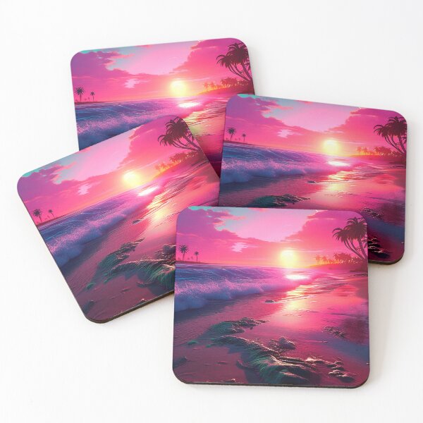 Item preview, Glitch Beach Art, Weirdcore, Fantasy Art designed and sold by CharlottePlaceArt.
