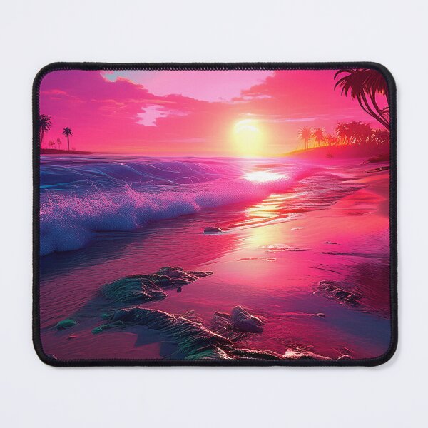 Item preview, Glitch Beach Art, Weirdcore, Fantasy Art designed and sold by CharlottePlaceArt.