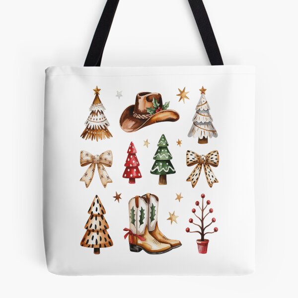 Item preview, Cowboy Boots Hat Christmas trees Cow Bows designed and sold by VladoZork.