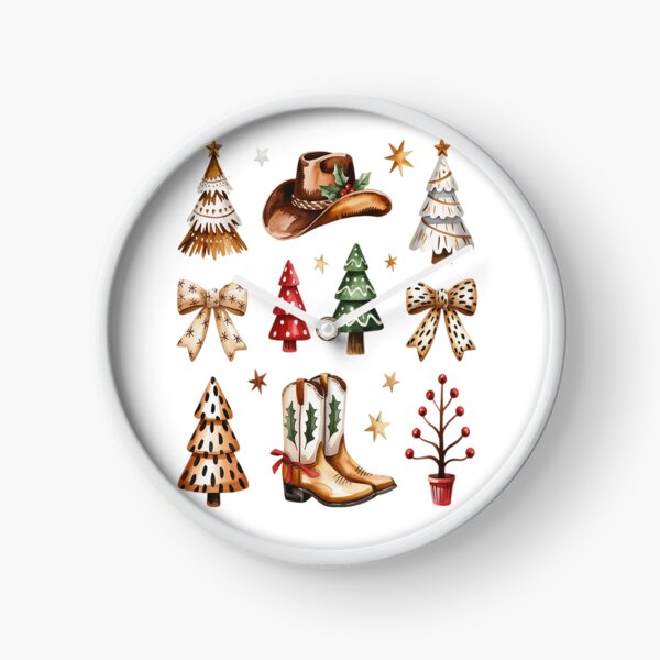 Item preview, Cowboy Boots Hat Christmas trees Cow Bows designed and sold by VladoZork.