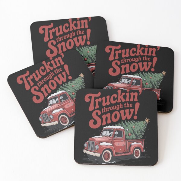 Item preview, truckin' through the snow Christmas Truck designed and sold by VladoZork.