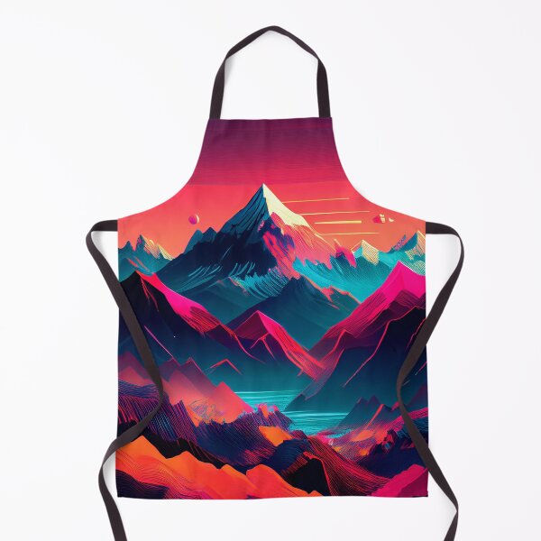 Item preview, Glitch Mountain Art, Weirdcore, Fantasy Art designed and sold by CharlottePlaceArt.