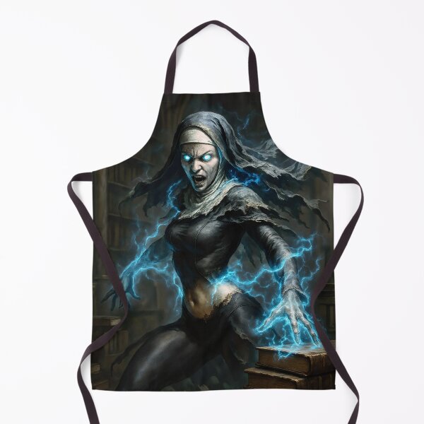 Item preview, Angry spectral nun designed and sold by CathryneDelamort.