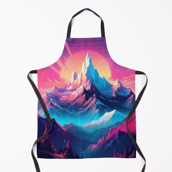 Item preview, Glitch Mountain Art, Weirdcore, Fantasy Art designed and sold by CharlottePlaceArt.