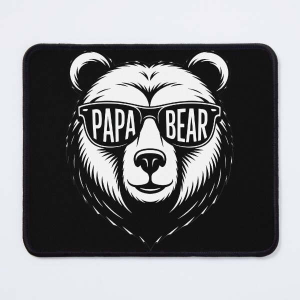 Item preview, Papa Bear Face Sunglasses Papa Bear Lover Father's Day designed and sold by papertaless.