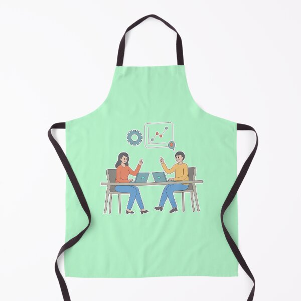 Item preview, Business Meeting and Data Analysis - Team Collaboration of Minimalist Flat Vector Illustration designed and sold by RS4you.