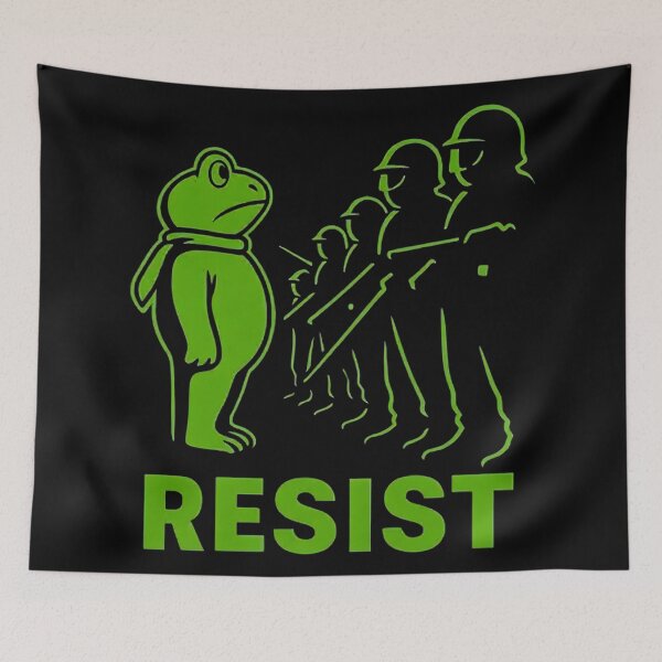 Item preview, Portland Protest Frog Resist T-Shirt designed and sold by SenanDan.