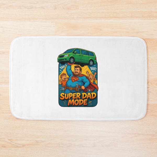 Artikelvorschau, Super Dad Superman Lift Aufkleber - Minivan Werkzeuggürtel Drohnen T-Shirt entworfen und verkauft von GeniePixel.