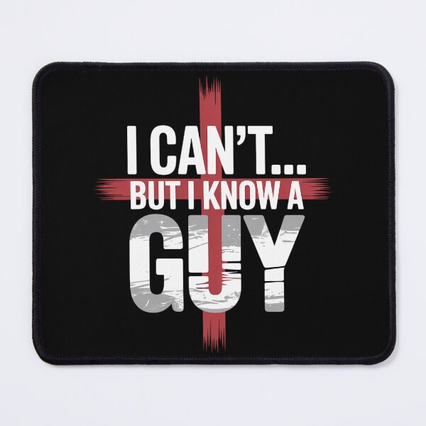 Item preview, I Can't But I Know A Guy Jesus Cross Funny Christian designed and sold by papertaless.