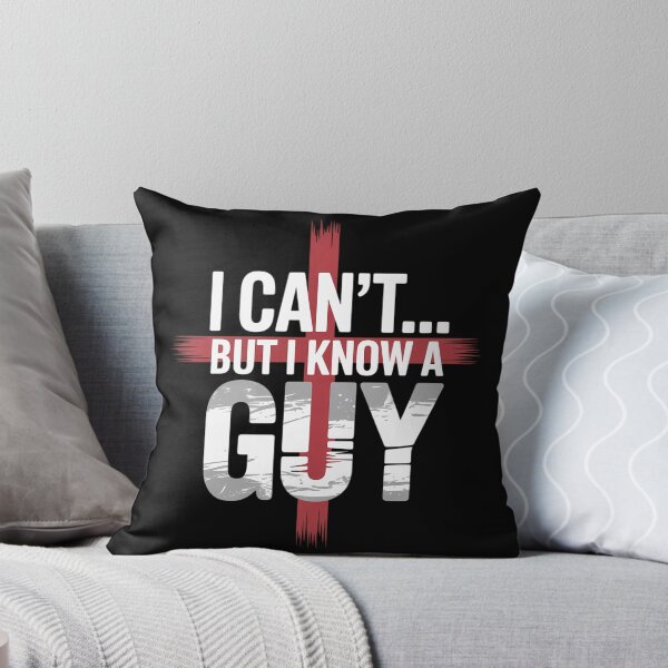 Item preview, I Can't But I Know A Guy Jesus Cross Funny Christian designed and sold by papertaless.
