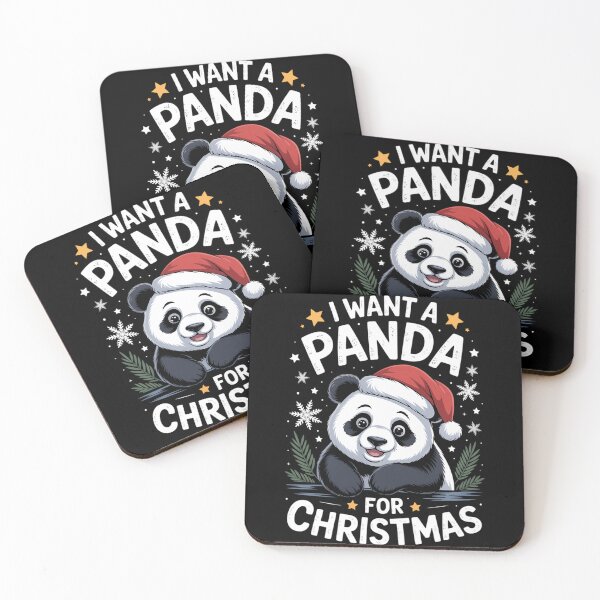 Item preview, I Want A Panda For Christmas Panda Boys Girls Pajamas designed and sold by papertaless.