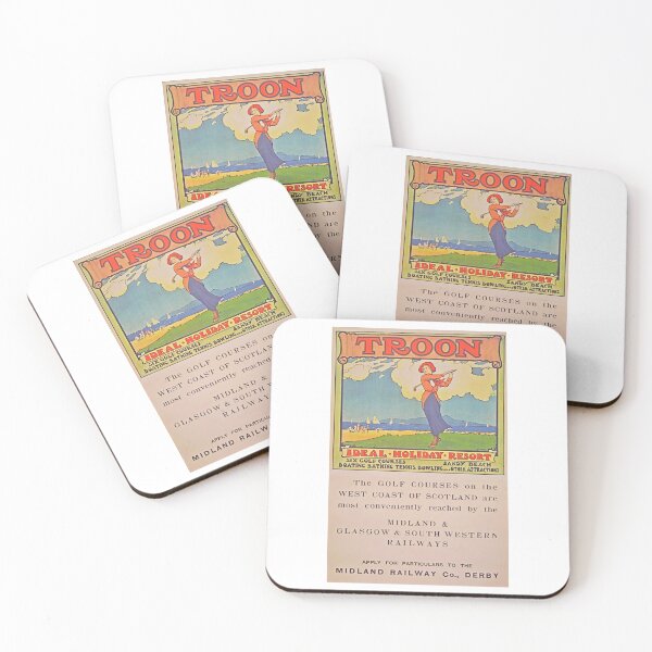 Item preview, Vintage Railway Poster for Troon Golf, Scotland designed and sold by Random Railways.