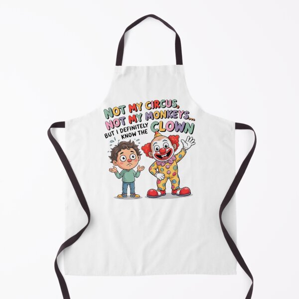 Item preview, Not My Circus Not My Monkeys But I Definitely Know the Clown designed and sold by Marcite.