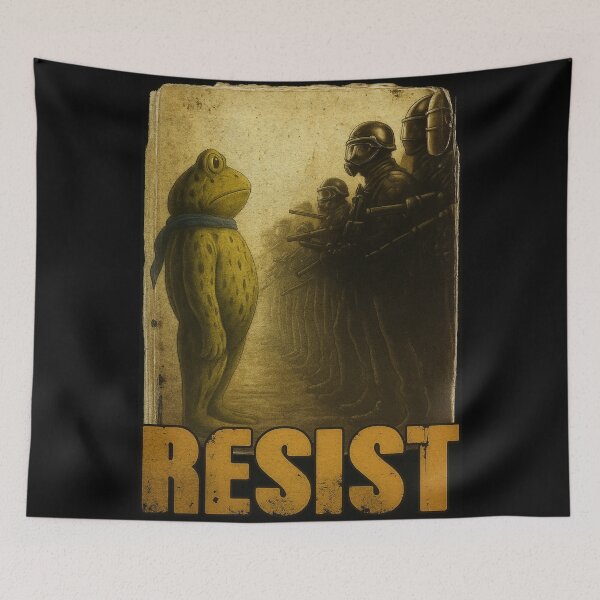 Item preview, Portland Protest Frog Resist T-Shirt designed and sold by SenanDan.