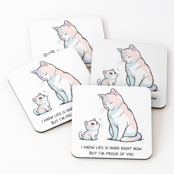 Item preview, Proud Cat Motivation Quote designed and sold by Thunderbelts.