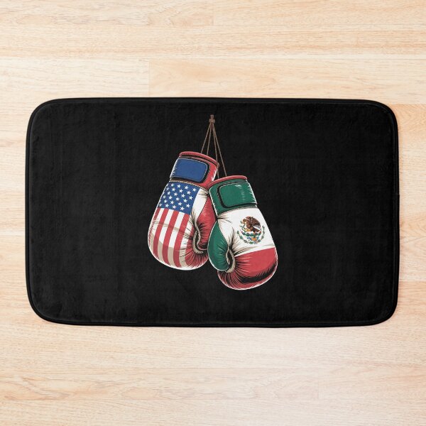 Item preview, boxing gloves with USA and Mexican flags great designed and sold by petrichorsworld.