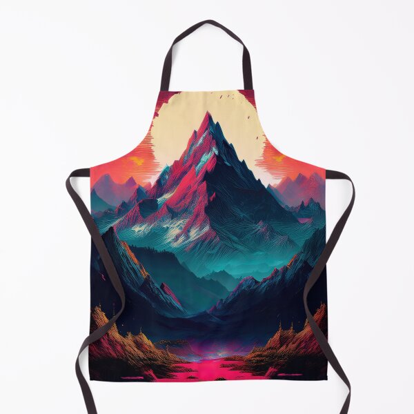 Item preview, Glitch Mountain Art, Weirdcore, Fantasy Art designed and sold by CharlottePlaceArt.