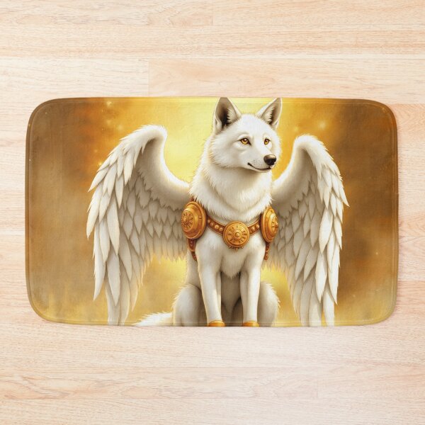 Item preview, Keeper of the Dawn – The White Winged Wolf. designed and sold by nicky2342.