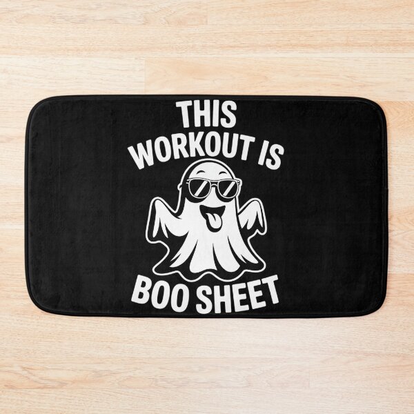 Item preview, This Workout Is Boo Sheet Halloween Ghost Exercise Gym  designed and sold by NeomiStoreSS.