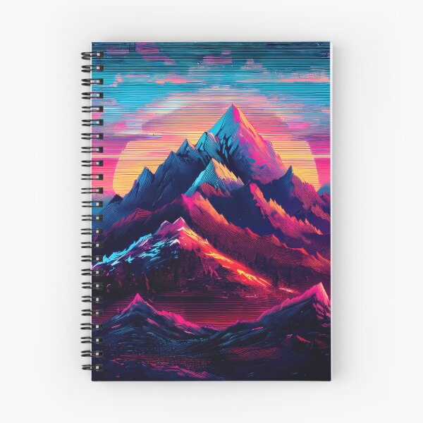 Item preview, Glitch Mountain Art, Weirdcore, Fantasy Art designed and sold by CharlottePlaceArt.