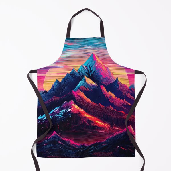 Item preview, Glitch Mountain Art, Weirdcore, Fantasy Art designed and sold by CharlottePlaceArt.