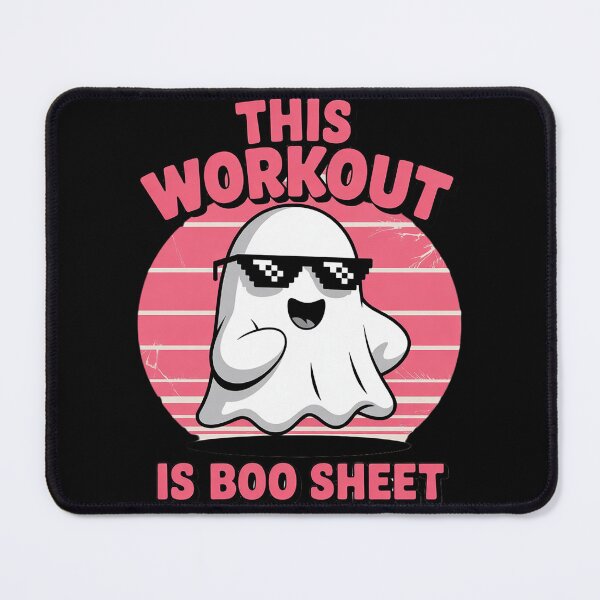 Item preview, This Workout Is Boo Sheet Halloween Gym Ghost designed and sold by NeomiStoreSS.